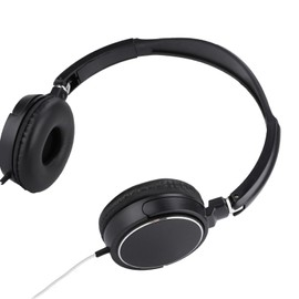 Lightweight Foldable HiFi Music Stereo Earphone with Adjustable Headband, Earmuffs Pads for Phones, Tablets, MP3/MP4, Laptops, Comfortable Rotatable Headphone