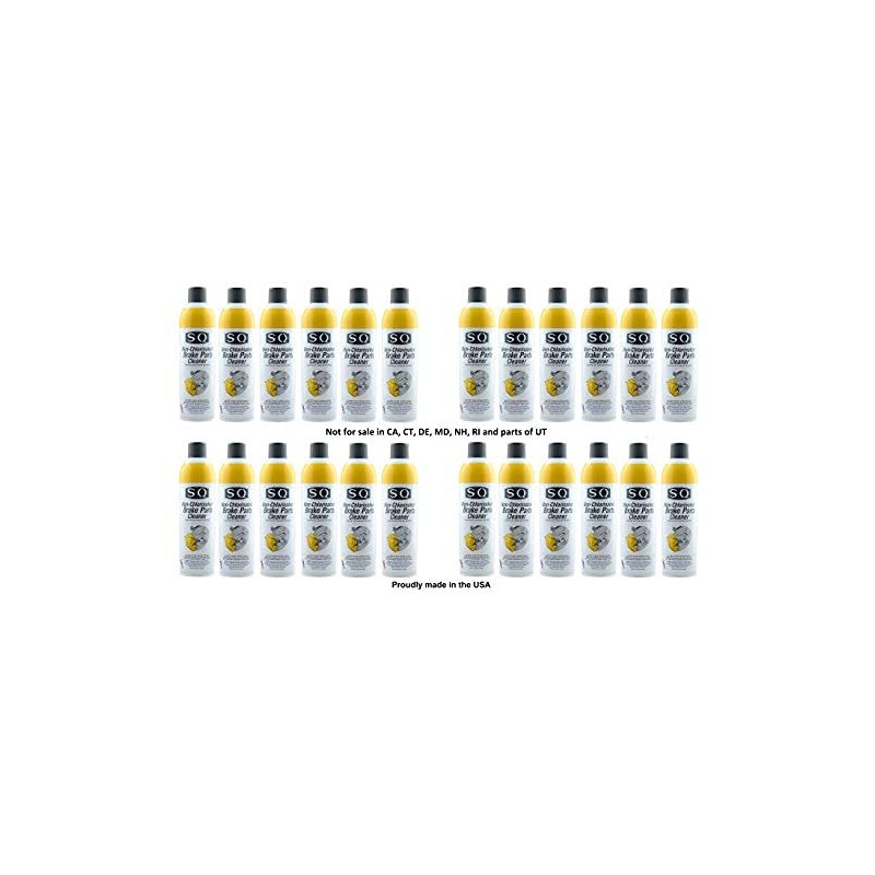 SQ Brake Cleaner Non Chlorinated, 24 Pack, 14.5 OZ per