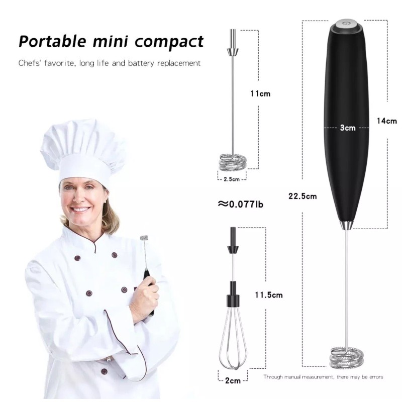 PLUS Wireless Electric Whisk Egg Beater Color Gray Is Amazing