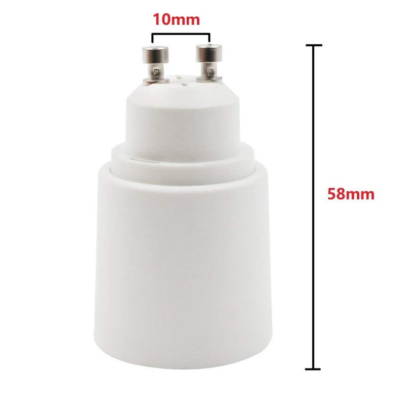 YI Lighting (Pack of 2) GU10 to E26/E27 Adapter -