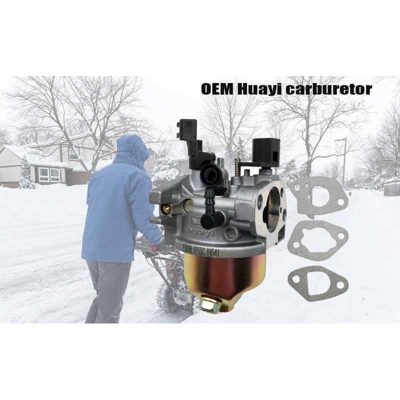 Huayi Carburetor Compatible with Craftsman SB470 28" Snow Blower CMXGBAM1054543