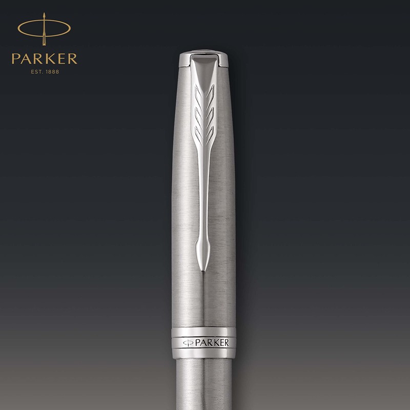 Parker Sonnet Fountain Pen | Stainless Steel with Palladium Trim