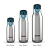 Zoku 350 ml Drinking Bottle, Stainless Steel, White, 6.7 x