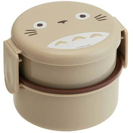 Skater (Skater) My Neighbor Totoro Studio Ghibli Round Lunch Box Made in Japan 500 ml ONWR1, ONWR1-A, Brown