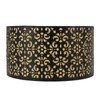 Metal Barrel Lampshade Hollow Exquisite Wrought Iron Lamp Shade with