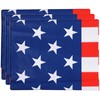 Iconikal July 4th Plastic Tablecloth Table Cover, American Flag, 54