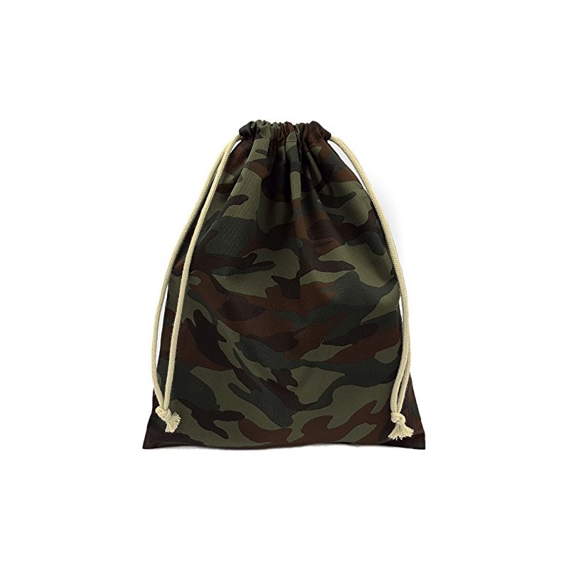 FUJITA Handmade Workshop Gymnastics Bag Camouflage Pattern Boys Girls Drawstring