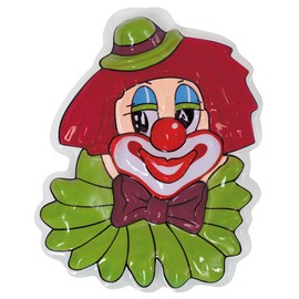 KarnevalsTeufel Wall Decoration Clown Wall Picture Party Carnival 3D Approx. 30 cm High