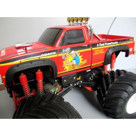 Tamiya New Tamiya RC 1/10 Super Clodbuster Set Black Rubber Fender Flare Flares Guard