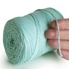 MeriWoolArt® Macrame Yarn Aqua 2 mm x 250 m Cotton