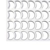 Thermo Cookie Cutting Sheet 1-7/8" Crescent (1/2 Moon) 78/Sheet