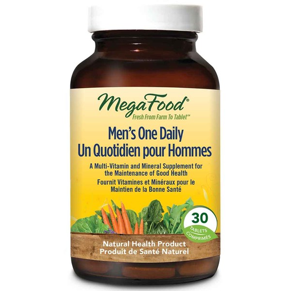MegaFood Men's One Daily Multivitamin & Mineral, 30 Tablets