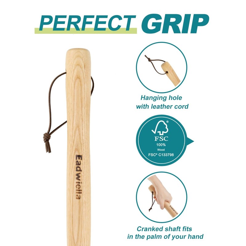 Hula Hoe Stirrup Hoe Mini for Weeding Action/Scuffle Loop Hoe