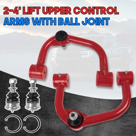 2-4" Lift Front Upper Control Arms for 2004-2020 Ford F150, Suspension Adjustable Control Arm for F150 with 2 Replacement Ball Joints