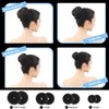 FANDAMEI Hair Bun Maker Set- 8 PCS Hair Donuts for