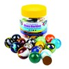 Shooter Glass Marbles Bundle, Pack of 15, 1 inch, with