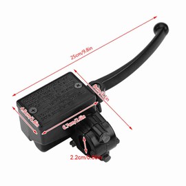 Aramox Brake Cylinder, Motorcycle Right Brake Main Master Cylinder Dirt Bike Clutch Lever for FourTrax 300 TRX300FW 4x4 1988-2000