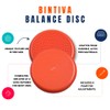bintiva Inflated Stability Wobble Cushion/Exercise Fitness Core Balance Disc (Black),13