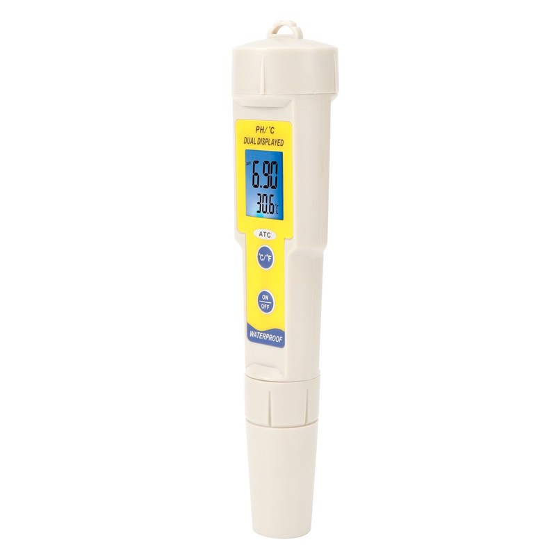 PH Meter Autocorrection Water Quality Tester Portable Waterproof Aquarium Detection