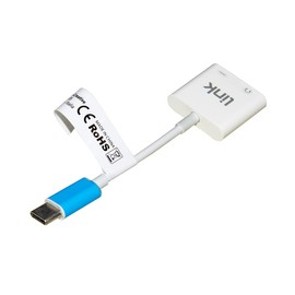 Unbekannt LINK LKADAT153 USB-C Splitter Adapter for Smartphone and Audio with Microphone for Phone and Music, 15 cm