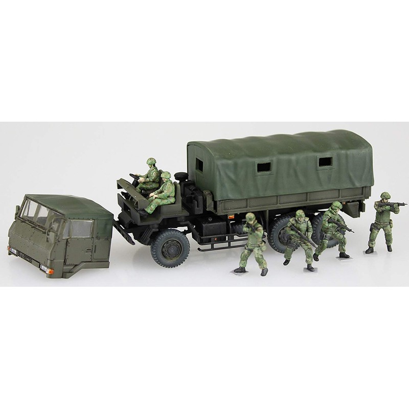 青島文化教材社 1/72 Military Model Series No. 11 Land Military 3 1/2T Truck Armor