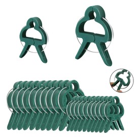 Pflanzenclips für Tomaten, Blumen, Gurken Rankhilfe, Schützt Gemüsepflanzen Pflanzenclips für Kletterpflanzen, Tomaten Gewächshaus Rankhilfen für Kletterpflanzen (10 Große+10 Klein)