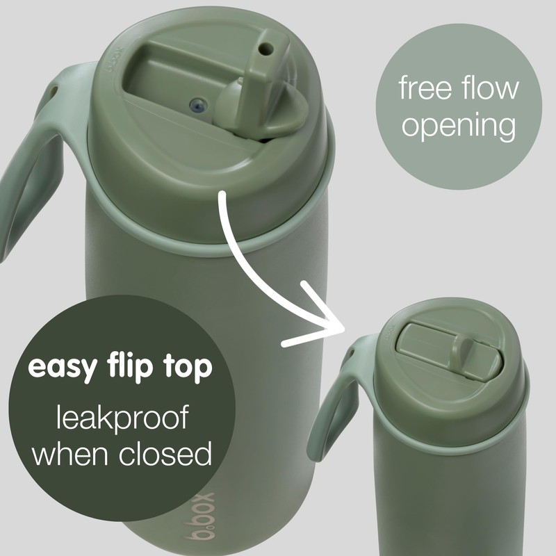 b.box [24.2 fl oz (690 ml) Insulated Flip Top Bottle]