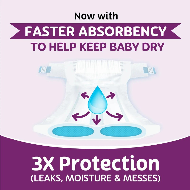 Parent's Choice Parentts Choice Dry & Gentle Diapers Size 7,