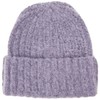 NAME IT Baby Girls' Nkfmadia Beanie Hat, Lavender gray