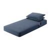 Nap Time 42"x85"x7.5" Blue/ 4 Piece Sheet Set