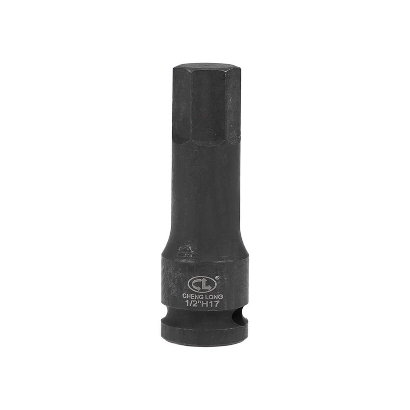 TA-VIGOR Impact Hex Bit Socket, 1/2" Drive x H17 (17mm)