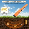 SHGarden Metal Detector Pinpointer Upgraded Handheld Search Treasure Pinpointing Finder
