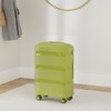 Kono Carry On Luggage Hard Shell Travel Trolley 4 Spinner