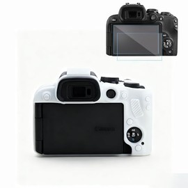 Funda para cámara Canon EOS R10 sin espejo, piel, antiarañazos, manga ligera, funda protectora de goma de silicona suave para accesorios Canon EOS R10