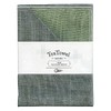 Nawrap Binchotan Tea Towel, Moss Green X Gray
