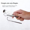 Set de 3 Limpiador de Lengua, Raspador de Lengua Acero