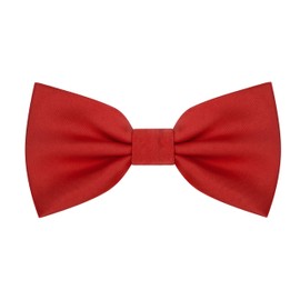 BEWDIO - Pajarita de bebé para niños, corbatín ajustable para fiestas de boda, Rojo, Niño