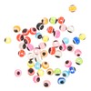 BIUDECO Supple Plastic Fishing Lure Eyes 4mm Size 3D Realistic