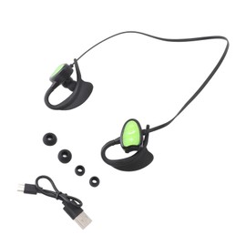 Swimming Headphone Bluetooth Wireless IPX8 Waterproof Intelligent Voice Prompt Noise Reduction Sports Headphone for Surfing Diving Green