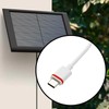 ECSiNG 2Pcs USB-C to Solar Panel Adapter Compatible with Ring