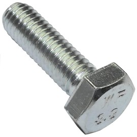 AERZETIX - C47303 - Set of 100 - Bolt Screws Hexagon Screws M6 x 20 - with Hexagonal Head - Diameter 6 x 20 mm - DIN 933 - Class 8.8 - Made of Galvanised Steel - DIY - Assembly Tool Hardware