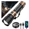 SKYFIRE LED Flashlights High Lumens with Ignition Lens,1500,000lm Super Bright