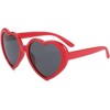 Polarized Heart Shaped Sunglasses for Women Retro Fashion Large Frame