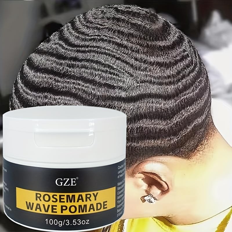 Vemofoper GZE rosemary wave pomade 360 Waves Hair Cream, Waves