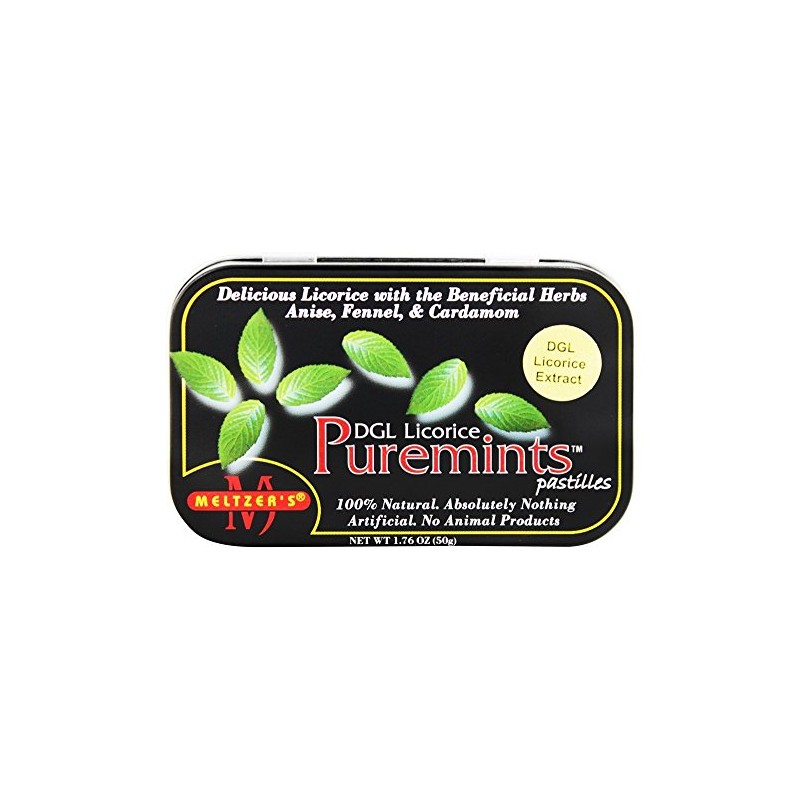 Meltzer's Puremints Licorice -- 1.76 oz