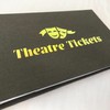 Theatre Tickets, Smart Grey album/memory book - Holds 40 tickets