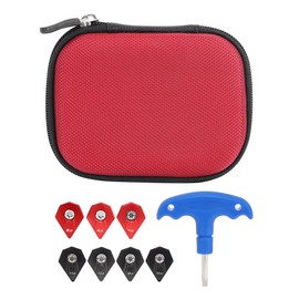 Portable Quality Golf Clubs Head Wrench Accessory with 7 Weight Screws Tool Kit