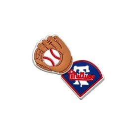 Sports Shoe Charms for Crocs | Sports Team Charms for Crocs | Basketball Football Soccer | Baseball Football (Small, PHIL)