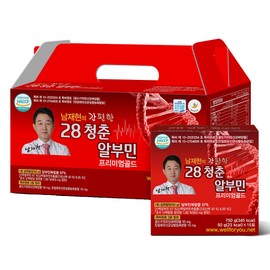 Nam Jae-hyeon's Easy 28 Youth Albumin Premium Gold 1 set of 30 sachets for 1 month - 1 month's worth (30 sachets) / 남재현의 간편한 28청춘 알부민 프리미엄 골드 1개월분 30포 1세트 - 1개월분(30포)