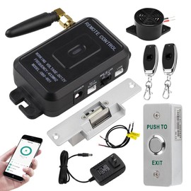 YiToo WiFi Tuya Access Control Fail-Safe Electric Strike Door Lock Kit System Gate Remote Control Opener Smartphone APP Control